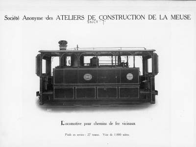 <b>Locomotive pour chemins de fer vicinaux</b>